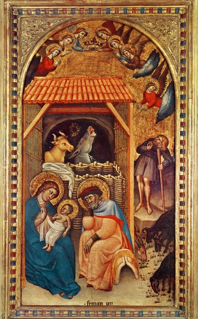 Nativity, c.1380 by Simone dei Crocifissi